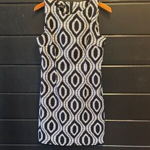 Alyx Black and White Patterned Mini Dress
